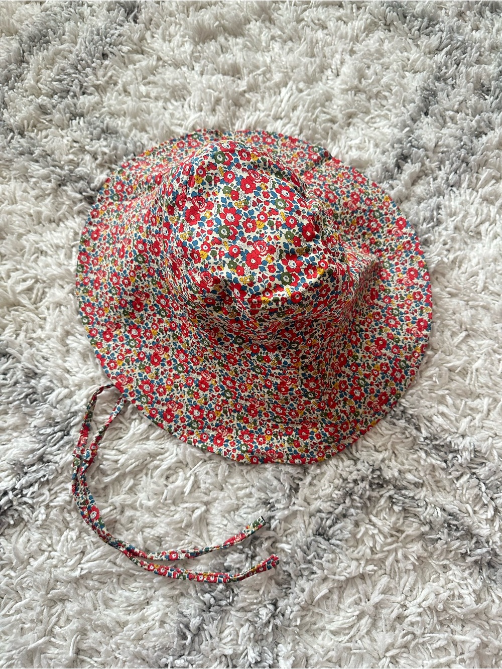 Stoney clover lane Sun Hat Made with Liberty Fabric